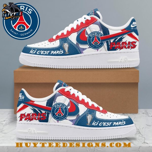 Paris Saint Germain Ici C’est Paris 2025 Air Force 1 Sneakers