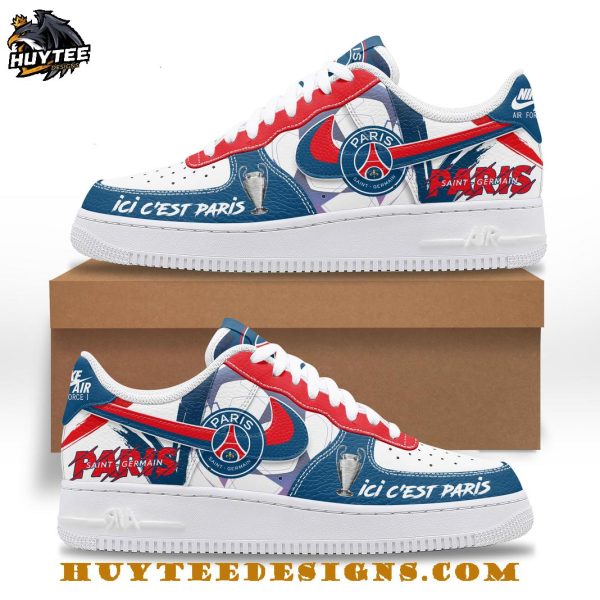 Paris Saint Germain Ici C’est Paris 2025 Air Force 1 Sneakers