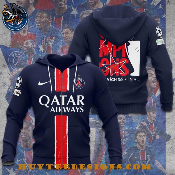 Paris Saint Germain UEFA Champions League Munich 2025 Final T-Shirt