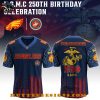 Philadelphia Eagles NFL 250th Birthday Celebration U.S.M.C Football Jersey