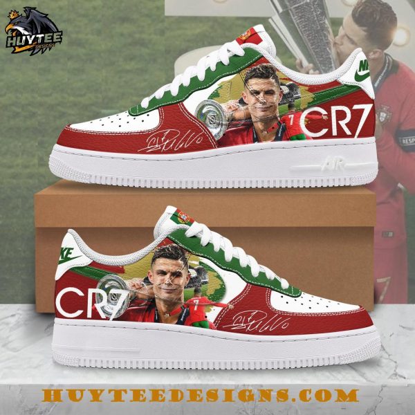 Portugal Legend CR7 Siiiuuu King Of Portugal Air Force 1 Sneakers