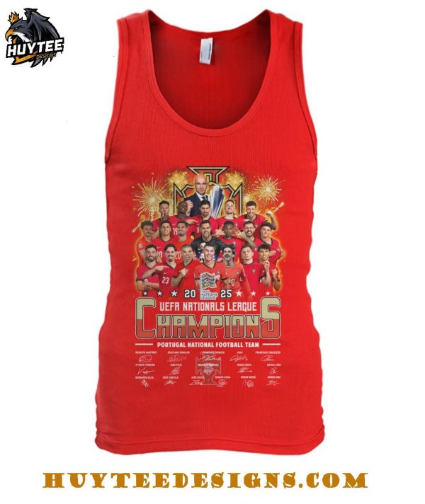 Portugal National Football Team UEFA Nationals League Champions 2025 T-Shirt