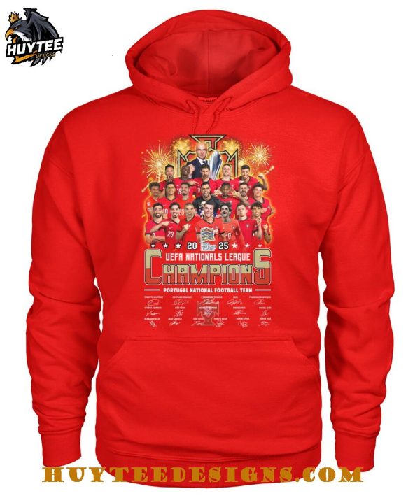 Portugal National Football Team UEFA Nationals League Champions 2025 T-Shirt