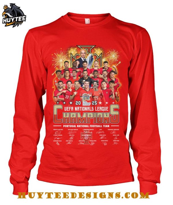 Portugal National Football Team UEFA Nationals League Champions 2025 T-Shirt