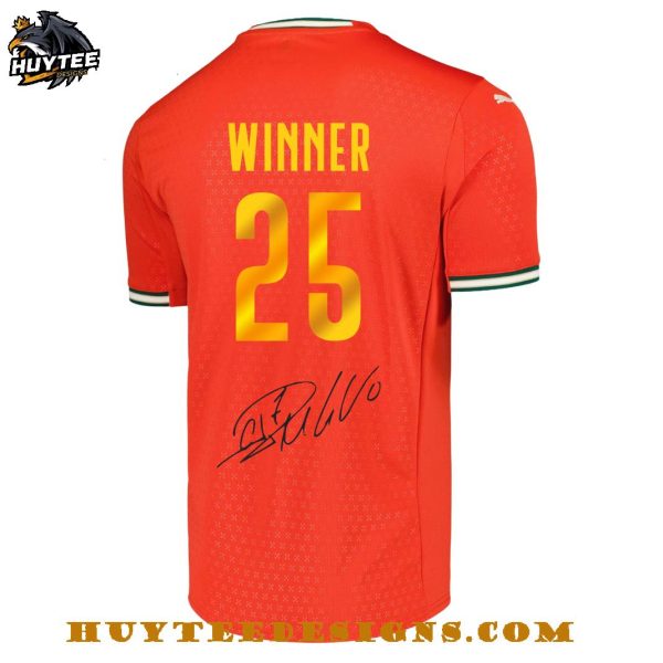 Portugal National Team 2025 UEFA Nations League Final Winners CR7 Signature Football Jersey