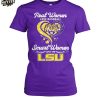 Real Women Love Baseball Smart Women Love The LSU Tigers T Shirt