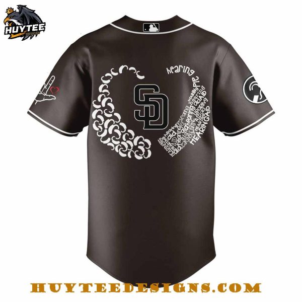 San Diego Padres Deaf And Hard Of Hearing Night 2025 Baseball Jersey