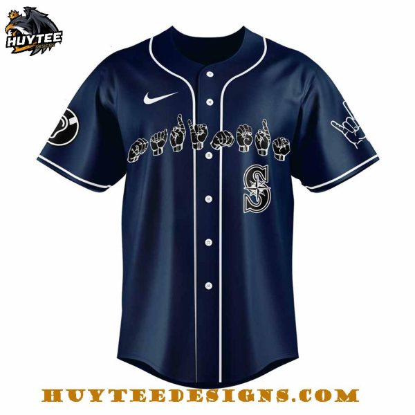 Seattle Mariners Deaf And Hard Of Hearing Night 2025 Baseball Jersey