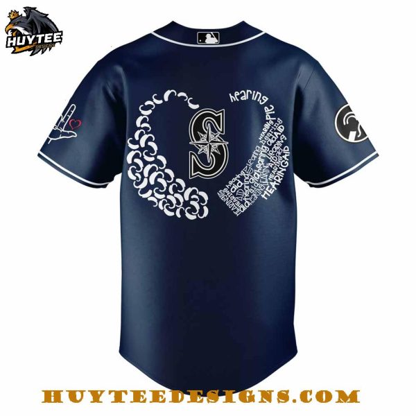 Seattle Mariners Deaf And Hard Of Hearing Night 2025 Baseball Jersey