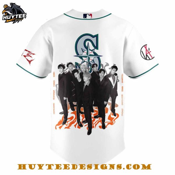Seattle Mariners x ATE Domin World Tour Stray Kids 2025 Baseball Jersey
