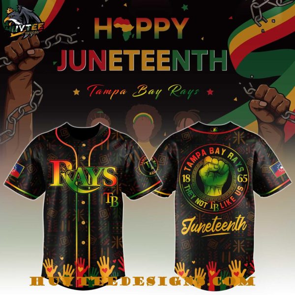 Tampa Bay Rays Happy Juneteenth 2025 Baseball Jersey