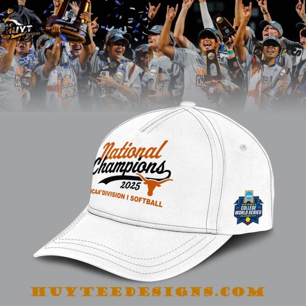 Texas Longhorns 2025 NCAA Division I Softball National Champions White Hoodie