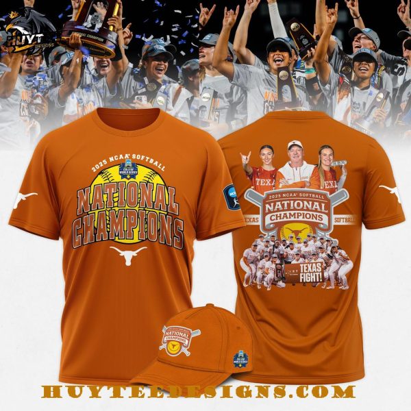 Texas Longhorns 2025 NCAA Softball Women’s College World Series Champions T-Shirt