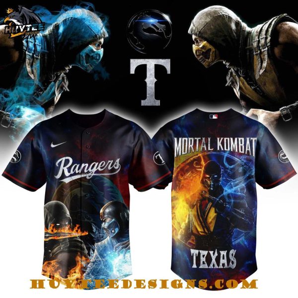 Texas Rangers x Mortal Kombat Night 2025 Baseball Jersey