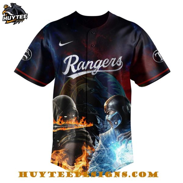 Texas Rangers x Mortal Kombat Night 2025 Baseball Jersey
