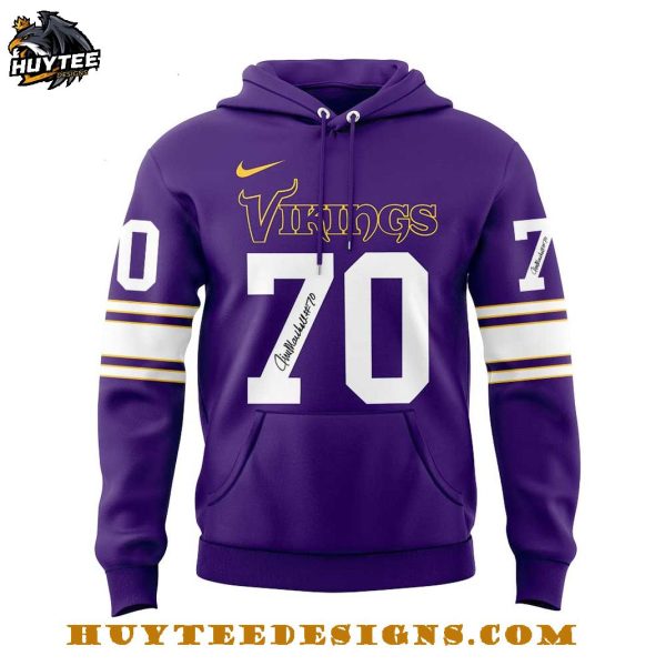 Thank You For Memories Jim Marshall 70 2025 Purple Hoodie