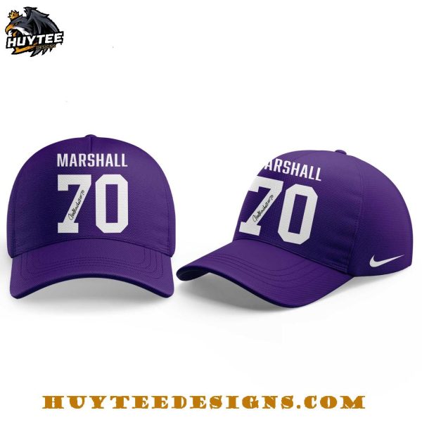 Thank You For Memories Jim Marshall 70 2025 Purple Hoodie