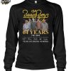 The Beach Boys 64 Years 1961 2025 Thank You For The Memories T Shirt