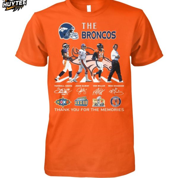 The Denver Broncos 2025 Thank You For The Memories T-Shirt