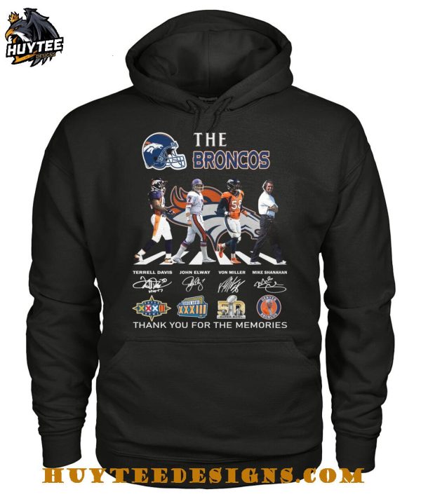 The Denver Broncos 2025 Thank You For The Memories T-Shirt