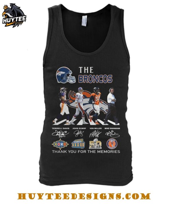 The Denver Broncos 2025 Thank You For The Memories T-Shirt