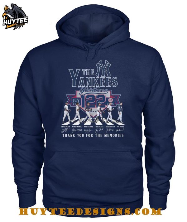 The New York Yankees 122 Years 1903-2025 Thank You For The Memories T-Shirt