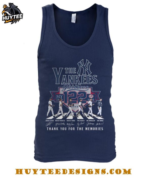 The New York Yankees 122 Years 1903-2025 Thank You For The Memories T-Shirt
