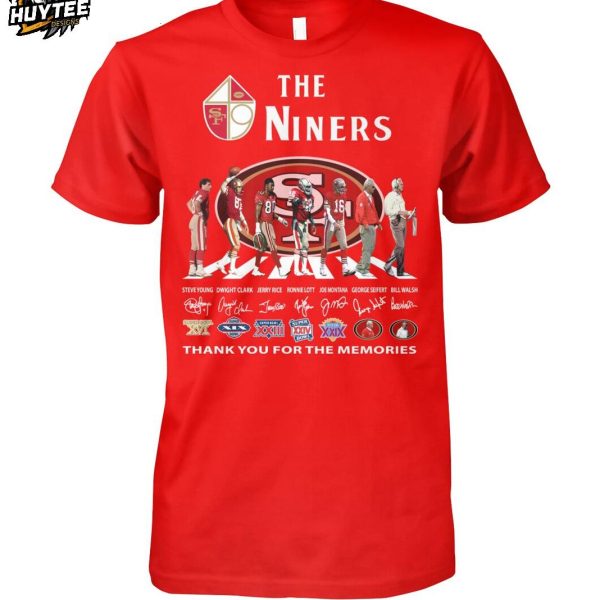 The San Francisco 49Ers Niners Thank You For The Memories T-Shirt
