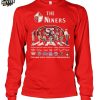 The San Francisco 49Ers Niners Thank You For The Memories T Shirt