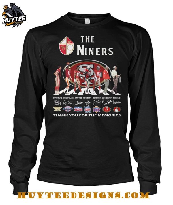The San Francisco 49Ers Niners Thank You For The Memories T-Shirt