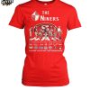 The San Francisco 49Ers Niners Thank You For The Memories T Shirt