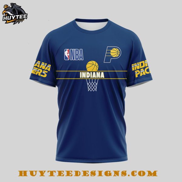 We Wear The Blue And Gold Now We Wear The Crown Indiana Pacers 2025 NBA Champions T-Shirt